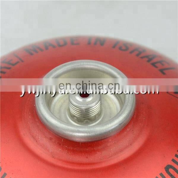 empty camping gas cartridge and butane gas cartridge or gas cylinder