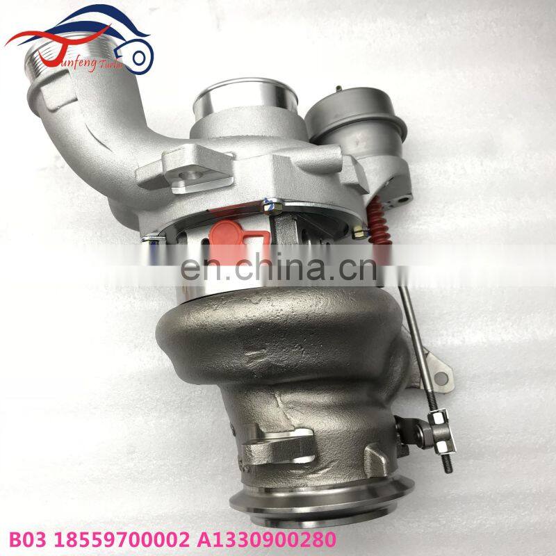 B03 Turbo 18559700013 18559700010 1330900480 M133 engine Turbocharger for Mercedes Benz A-Class 2.0L M133DE20 AL engine