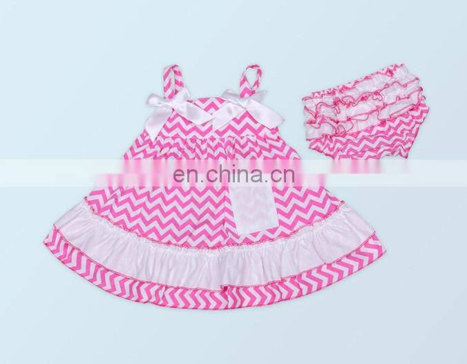 2018 Wholesale Lace Dress And Pants Cotton Baby Girls Clothes Dress Romper Boutique Outfits