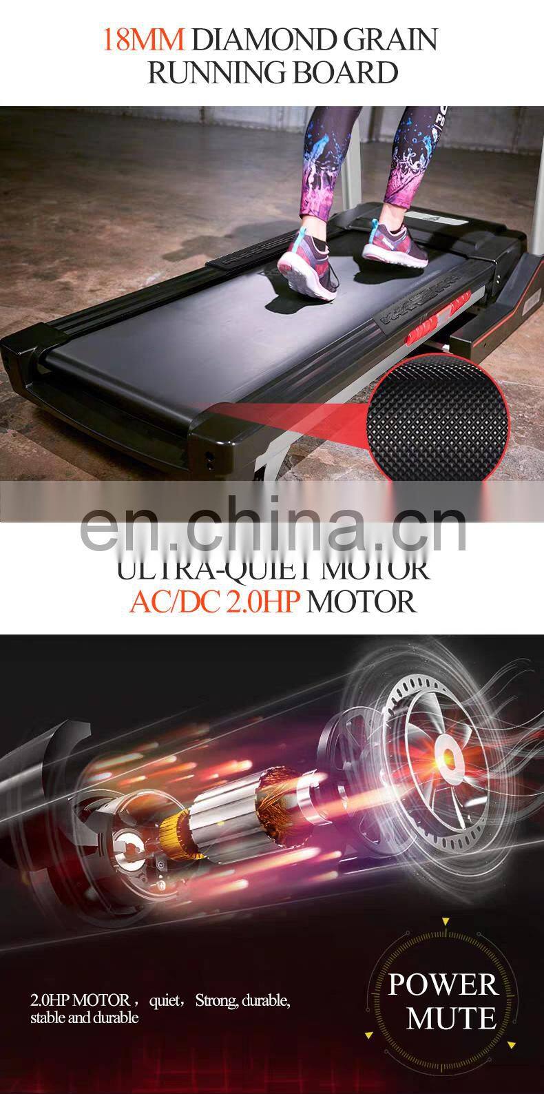 Manufacturer wholesales AC motor gym running machine life fitness treadmills best commercial treadmill with tv