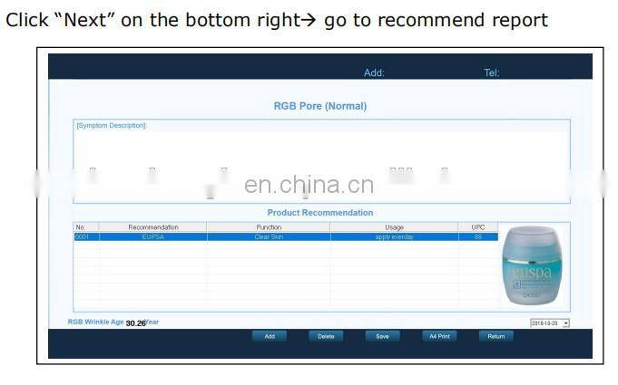 Niansheng New Arrive skin analysis beauty equipment, Professional Portable 3D Facial Magic Mirror Wifi Skin Analyzer