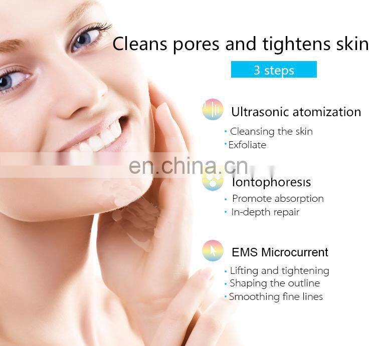 Best Selling Products Portable Electric Facial Scrubber Ultrasonic Ion Skin Care Spatula Blackhead Remover