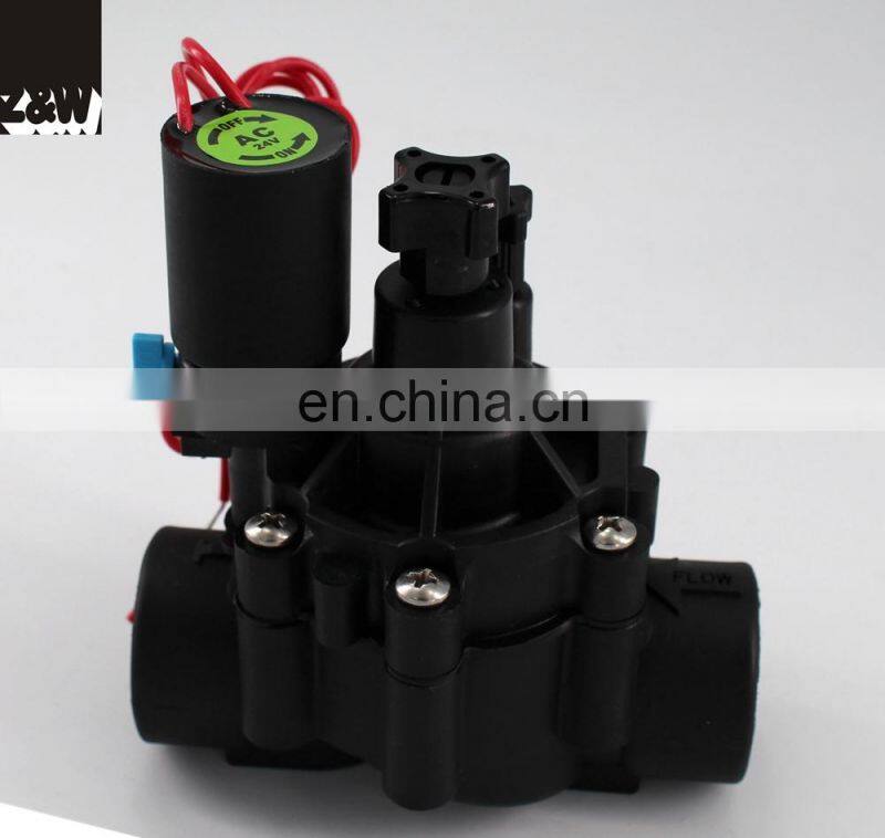 101DH1inch BSP female threaded inlet and outlet with flow control mechanism Plastic Electric Valves - The Right Choice in Valves