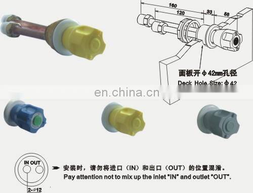 double outlet gas tap/laboratory gas tap fittings
