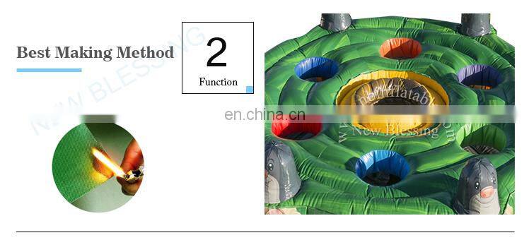 2018 factory high quality inflatable giant human whack a mole game, beat hamster game for sale NB003-19