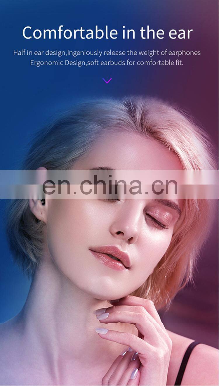 Promotional 2021 Wireless Headphones Stereo 5.0 Bluetooth Mini Earphone In-ear TWS Earbuds for Phone