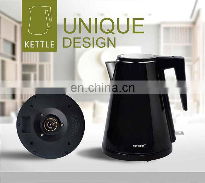 Honeyson water kettle for hotel electric stainless steel 304 supplier 1000W 1.2L
