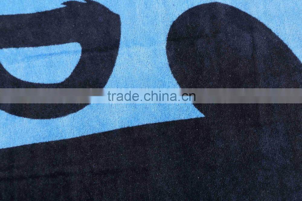 China Guangdong Foshan towel manufactory customized design reactive printed bath towel