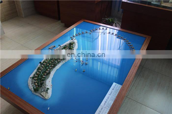 Beach home building scale model , villa master architectural model making