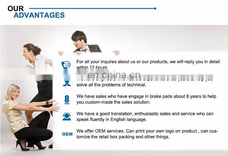 WVA 19032 Asbestos free brake friction material truck brake shoe lining