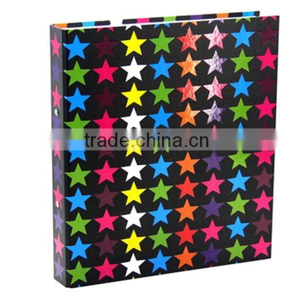 cheap price 2 rings paper cardboard file folder
