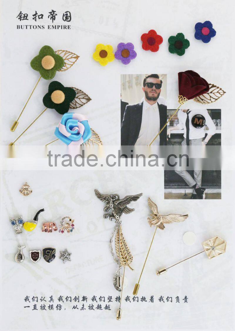 Fashion elegant brooches for men suits