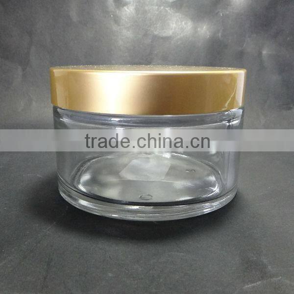 Clear Cream Glass Bottles