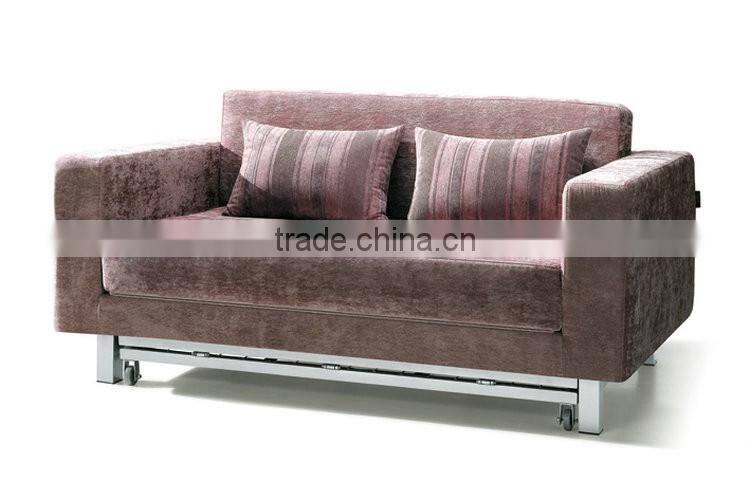 Brown Modern Bedroom Furniture Foldable Hotel Sofa Bed