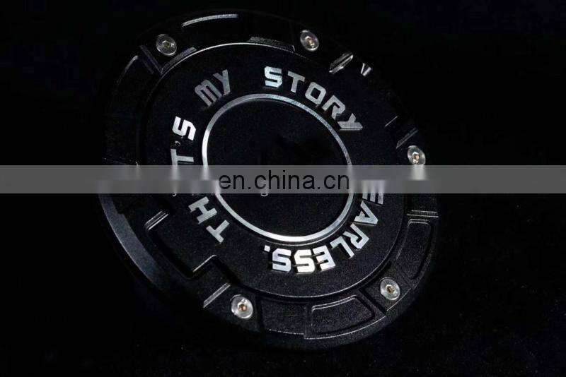 Furyengraver aluminum tank cover for Jeep wrangler JK 07+ accessories gas cover for Jeep