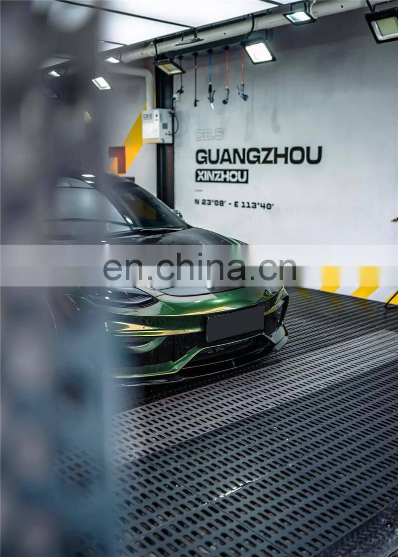 Runde Top Quality For Tesla Model 3 Upgrade ACP Style Half Carbon Fiber Body Kit Front Bumper Rear Bumper And Hood