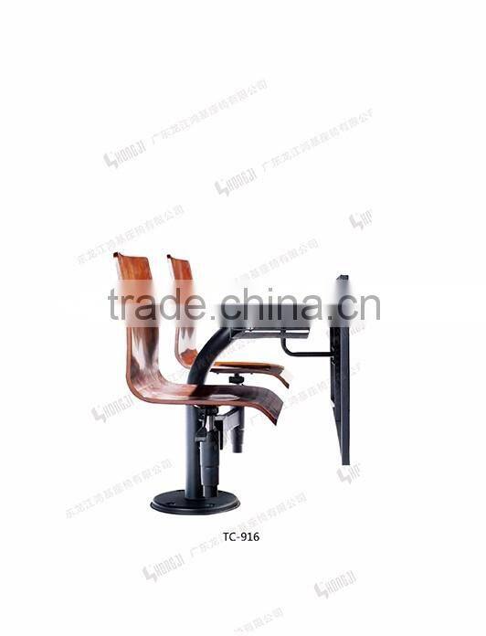 Own patent school desk student chair school furniture TC-916-V for classroom