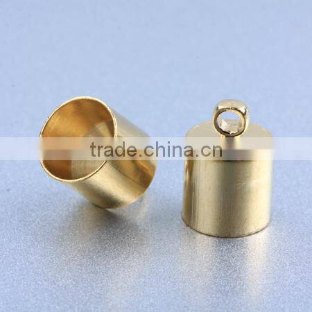 manufacture strong jewelry findings brass cord end