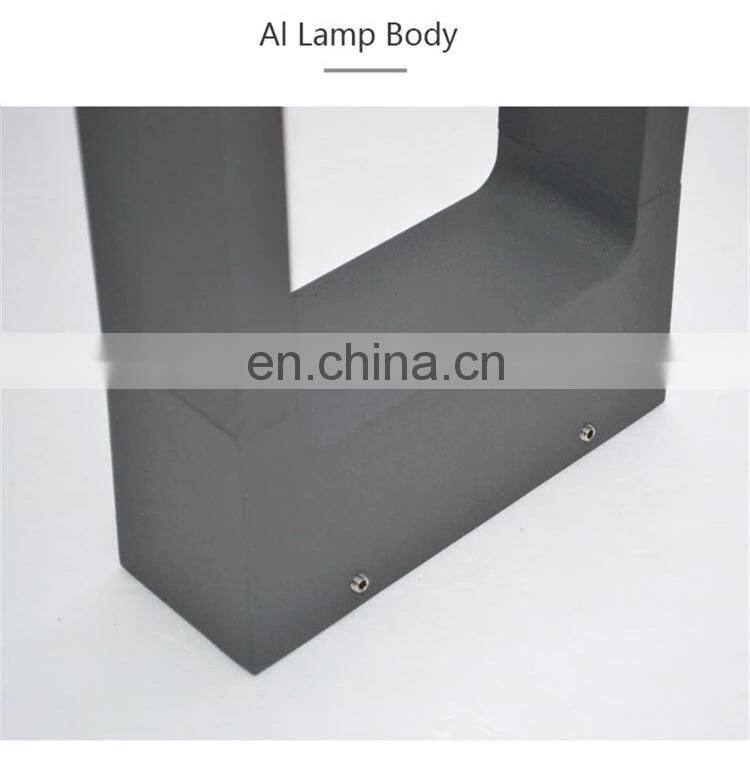 110V 220V Aluminum IP65 Outdoor 600MM Lawn Lamp 7W 12W 15W LED Bollard Garden Light