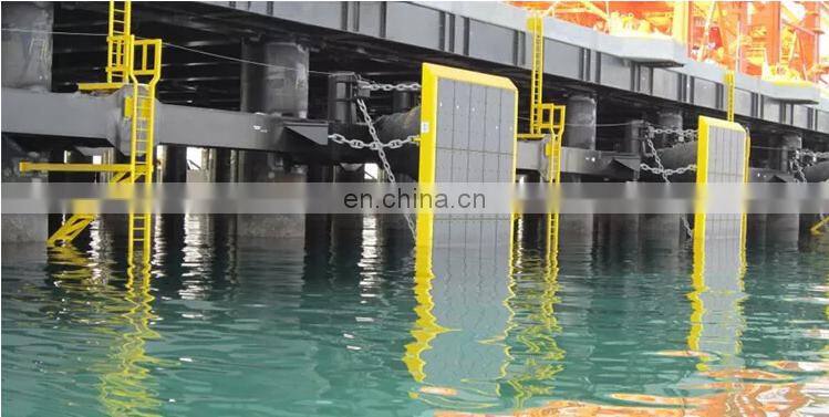 Facing Wharf Fender Panel HDPE Plastic Panel For Dock Fender Bumper Dock Plate