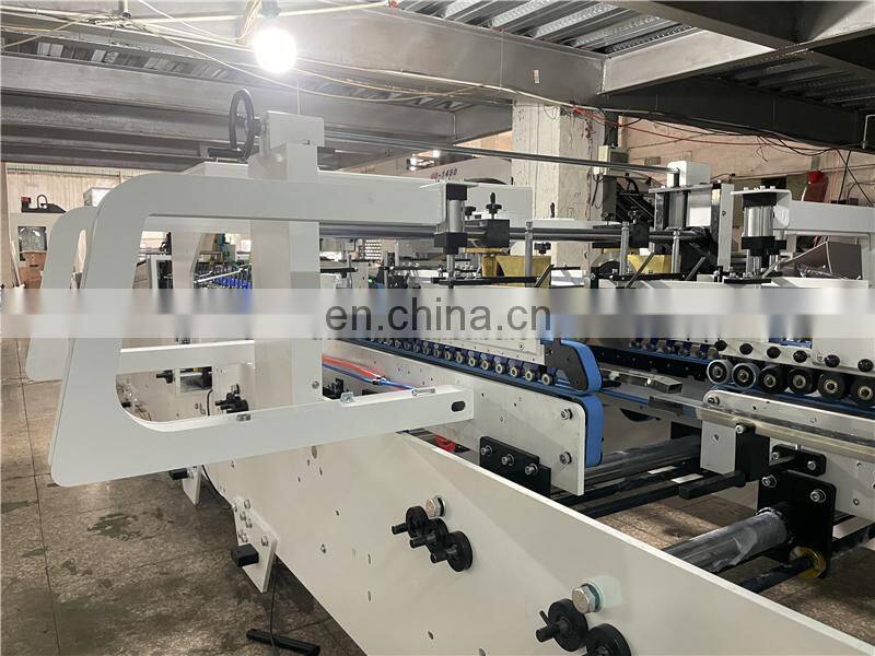 UFG1250E 2 4 corners Automatic Corrugated pizza food express paper box Folding and gluing machine