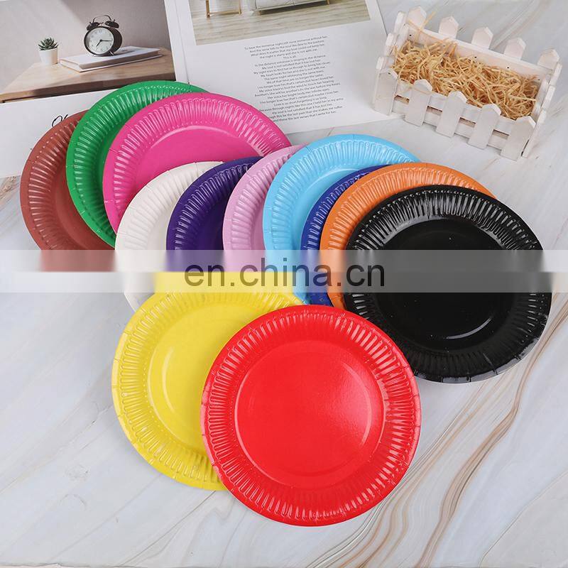 PP600H Automatic Aluminum foil laminated food paper plate making machine, birthday party cake dish tray manufacturing equipment