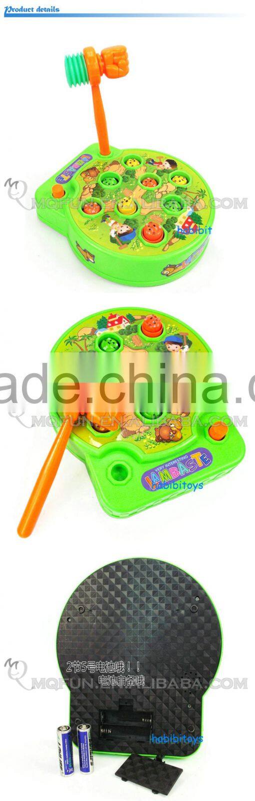 Mini Qute plastic Classic game Whack-a-mole strike susliks action figures kids indoor electronic toys NO.MQ 045
