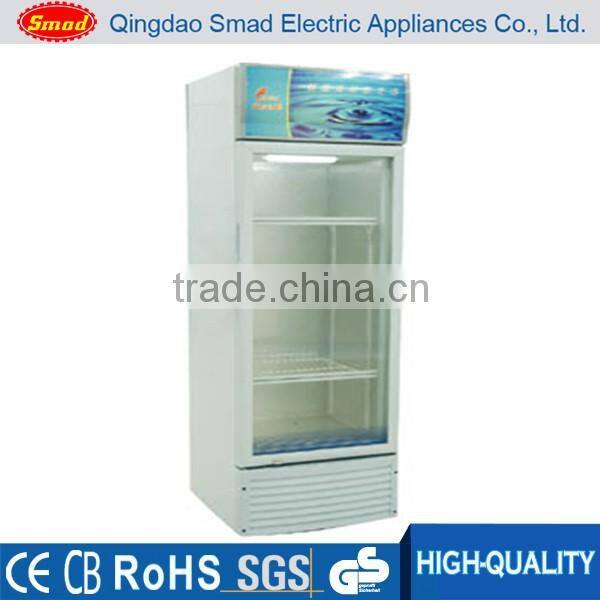 upright cold drink cooler refrigerator upright display beverage showcase