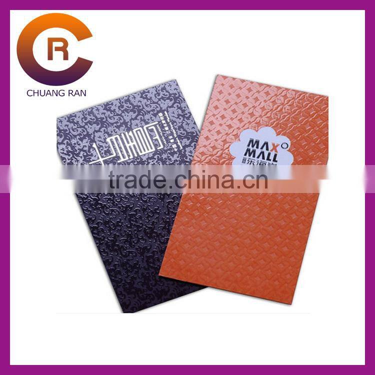 Glossy lamination white paper postcard printing