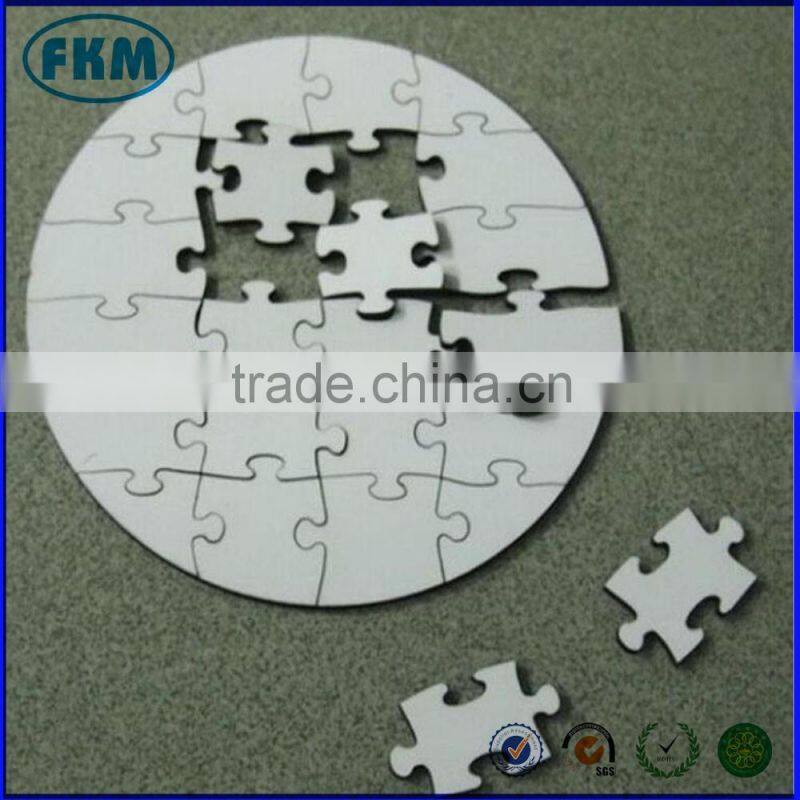 Blank Dye Sublimation round paper Jigsaw Puzzle
