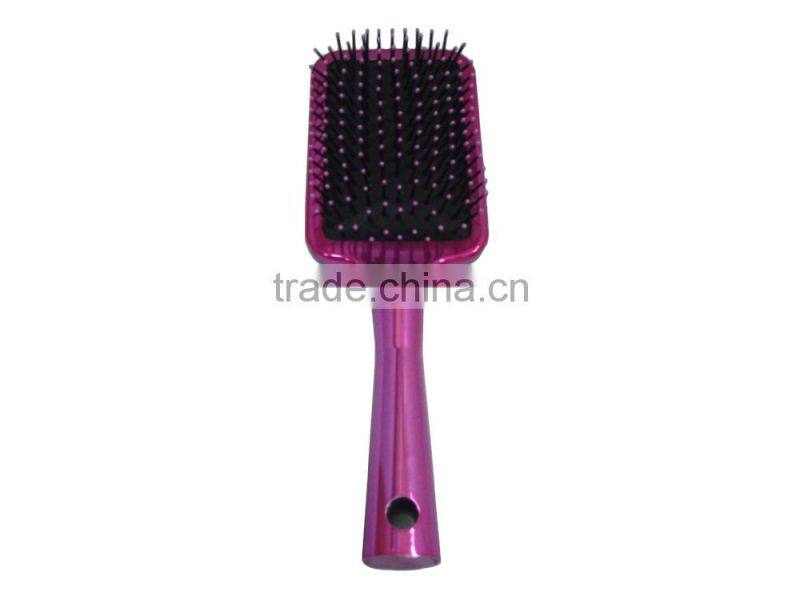 Popular and top selling cushion electroplate hair brush