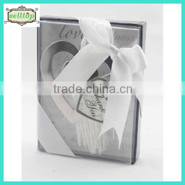 Hot sell butterfly engraved craft metal bookmarks