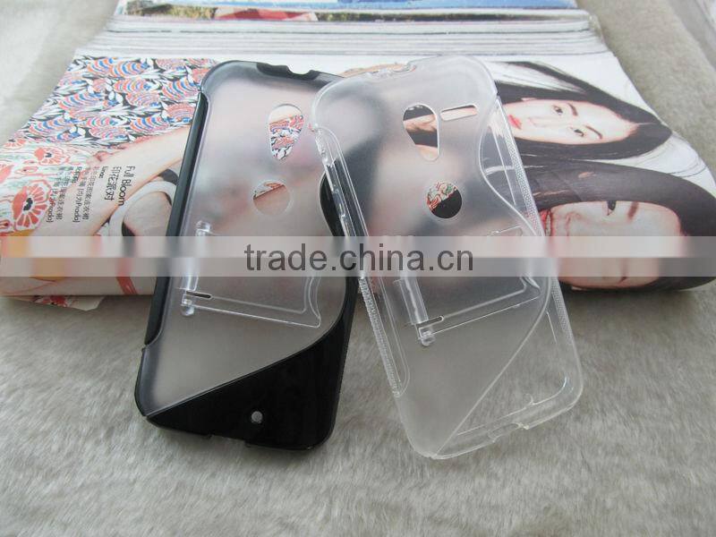 S line TPU PC cell phone case for moto XT1055