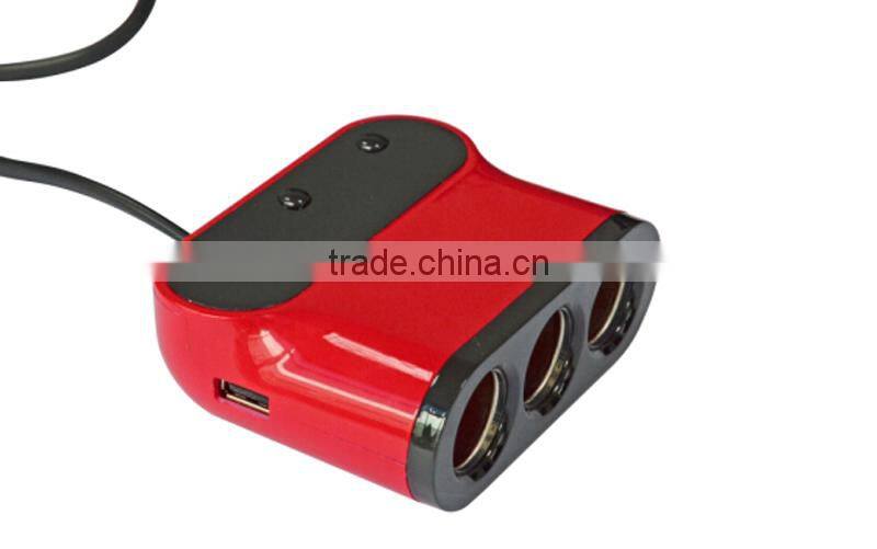 Car Cigar socket-Display voltage and current, charger cc12, car battery charger price