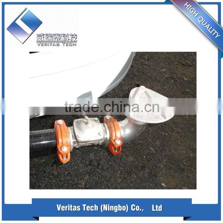Painted and polished Deflector Nozzle Casting aluminum New desigh for Water Truck parts