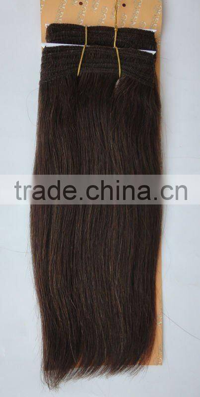 100% Straight Human Hair Weaving12'' On Sale