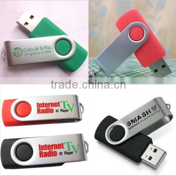 wholesale bulk promotional low price swivelling usb memory stick swivel usb pendrive with high speed