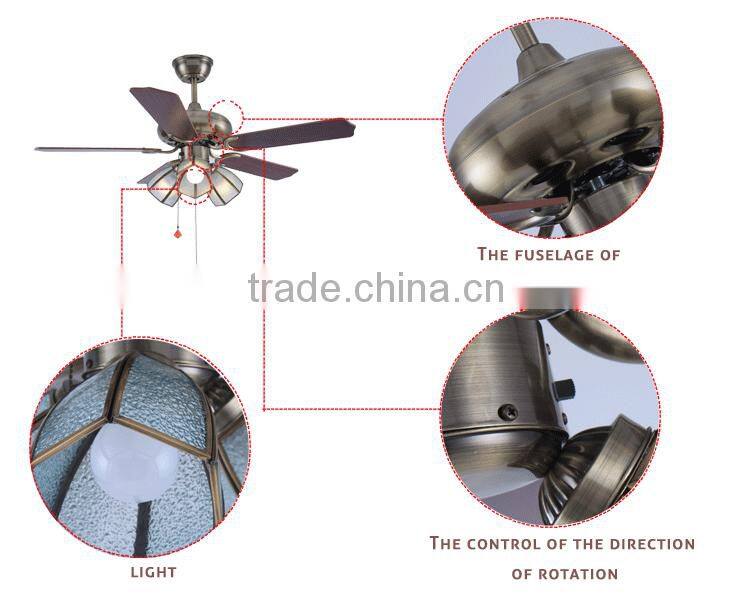Small Outdoor White Lampshade Ceiling Fans With Light