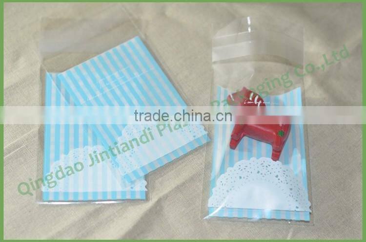 Chinese Wholesale Custom Printed Translucent OPP Gift Plastic Packaging Bag
