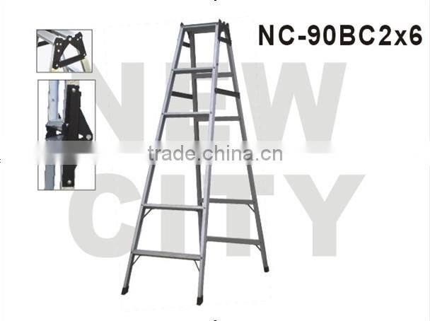 Aluminum lightweight folding step ladder NC-90BC2X4