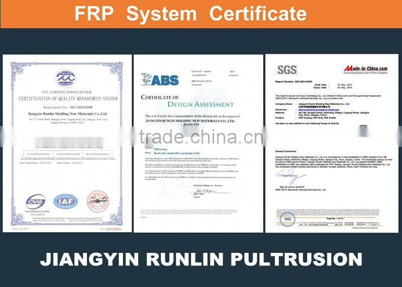 High Quality FRP Profiles frp rod frp channel