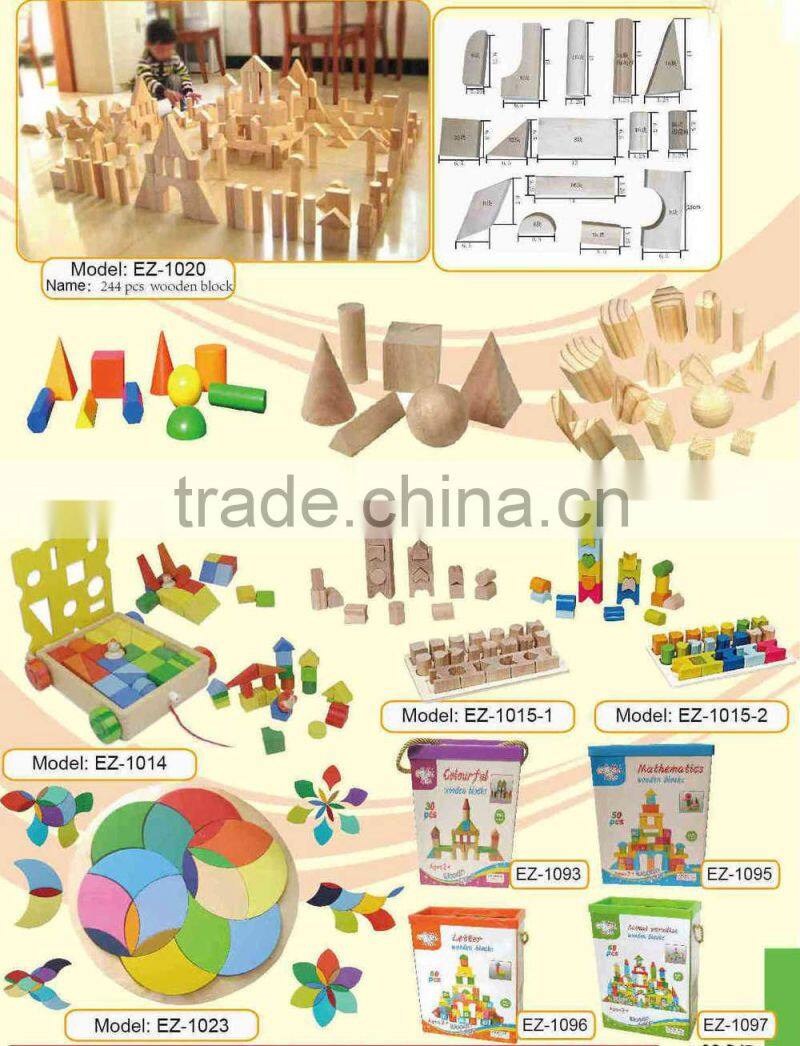 Wooden toy building blocks children wooden building blocks toys