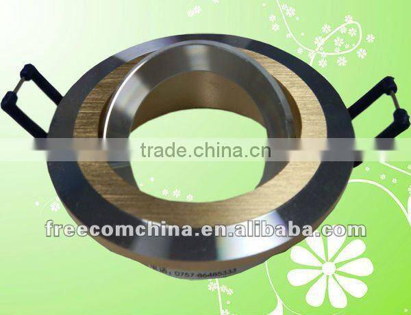 Anodized aluminium led ceiling light parts outer ring