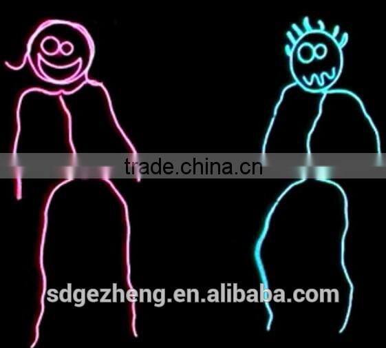 Hot sale electroluminescent wire for halloween and christmas decoration
