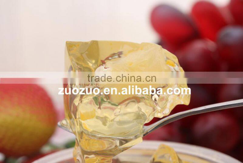 delicious 200g cup packing fruit jelly for export food