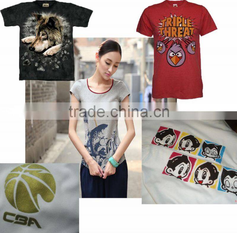 Automatic Garment/T-shirt/Fabric/Textile/Clothes/jute bag/Non-woven Rotary Silk Screen Printing Machine for sale