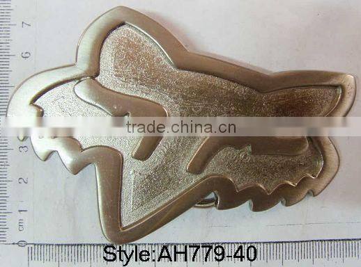 metal gold and silver plate buckles 3d zinc alloy belt buckles