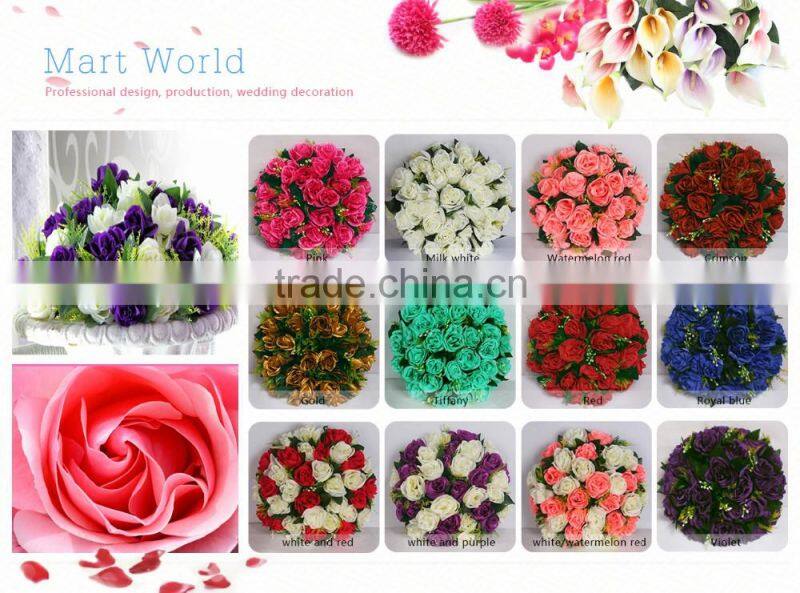 Wholesale artificial flower garland for wedding decorations(MFL-005)