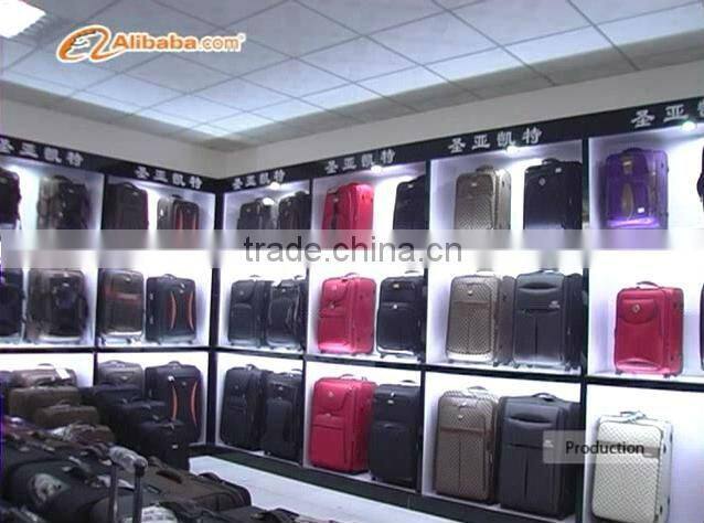 2013 3pcs eva business vintage fashion retro black eminent travel trolley luggage with four wheels