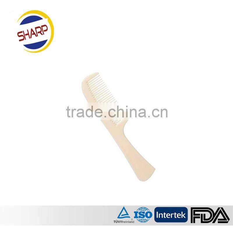 Plastic material hair straightening brush /hot wooden hair brush